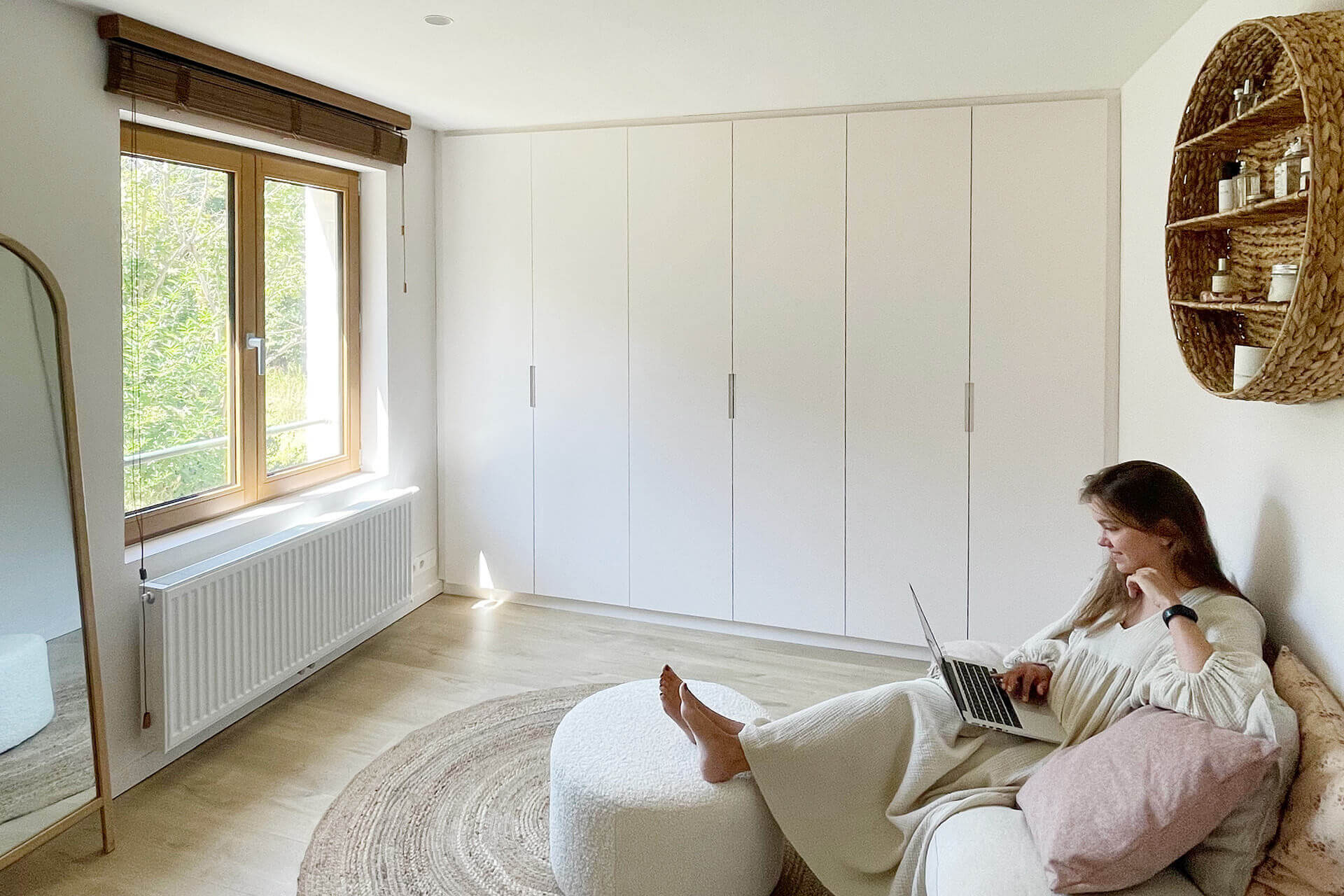 Wandkast op maat in MDF van maatkastenonline